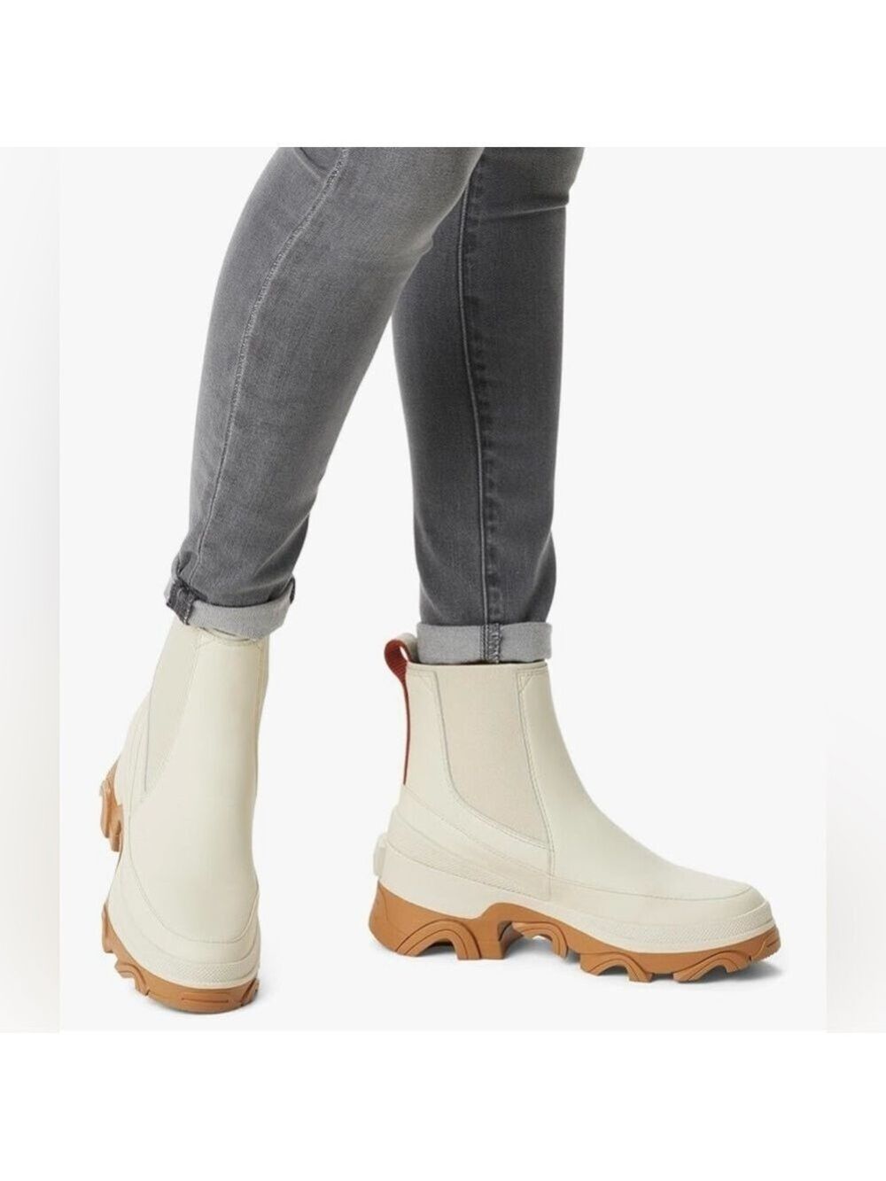 Sorel Brex Waterproof Leather Chelsea Boots Women’s Size 8